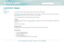 Tablet Screenshot of brentlaabs.com